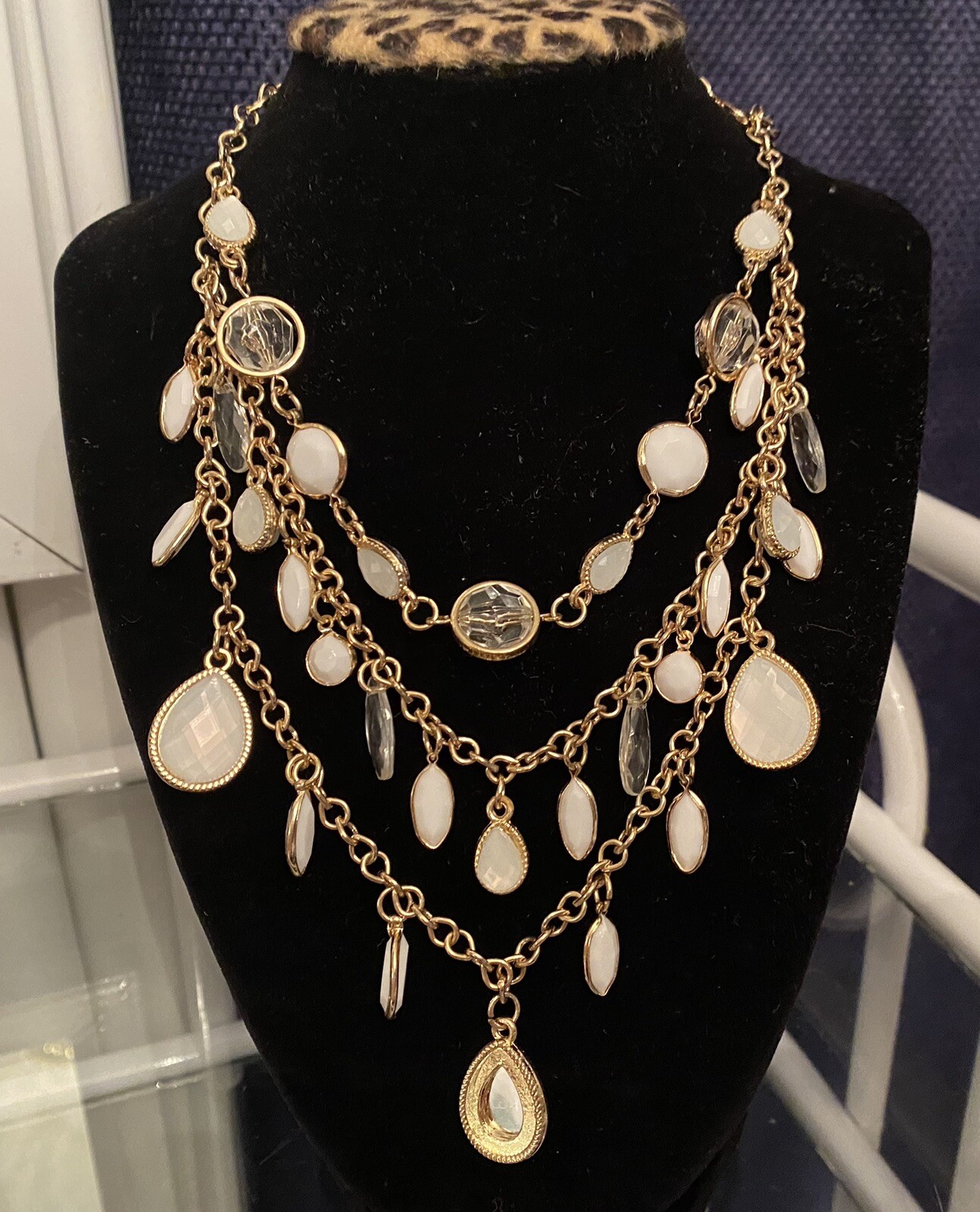 Three Layer Statement Necklace - image 7