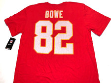 Dwayne Bowe Kansas City Chiefs #82 Red NFL Football Jersey T-Shirt New! MED