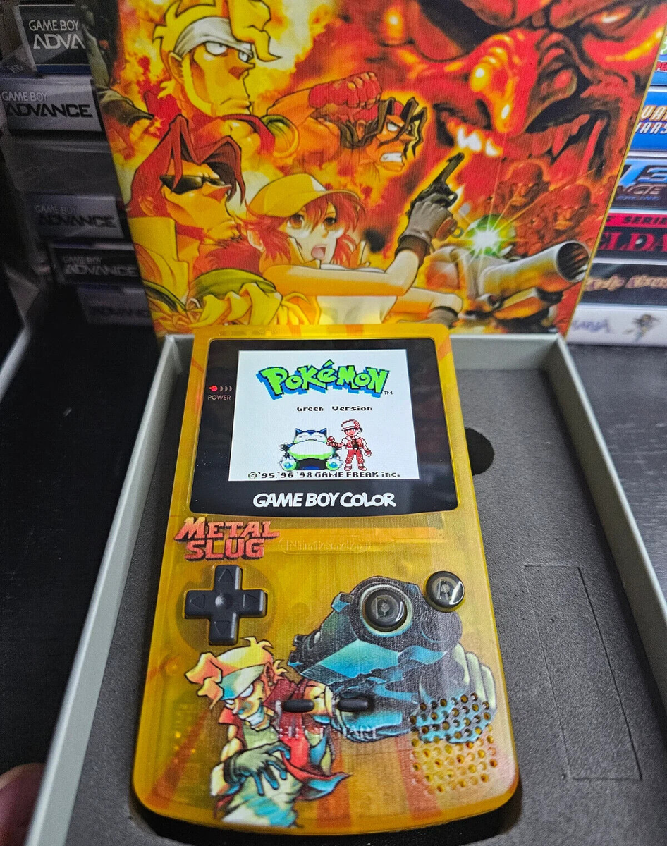 Nintendo Game Boy Color GBC Custom Metal Slug IPS Backlit Screen