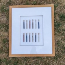 Kitchen Art  Food Wall Unique Unusual Glass & Frame