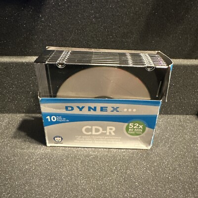 (8) Dynex CD-R With Slim Jewel Cases 80 Min 700 MB