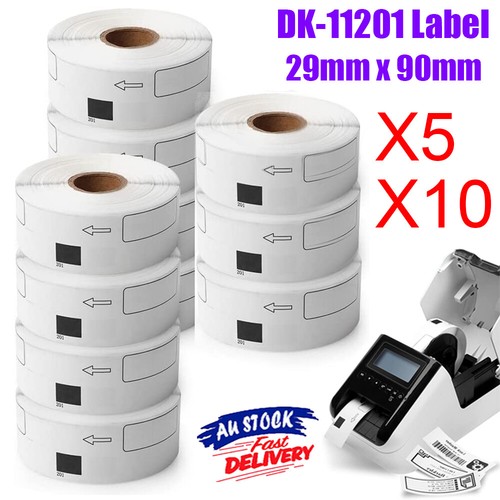 Printing Pleasure 5 Vervanging Brother DK 11201 Etiketten 29 x 90 mm Compatibel met Brother Labelprinter QL 800 QL 810W QL 820NWB QL 500 QL 550 QL 570 QL 700 QL 1100