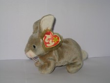 RARE NIBBLY BUNNY TY BEANIE BABIE WITH TAG FREE SHIPPING