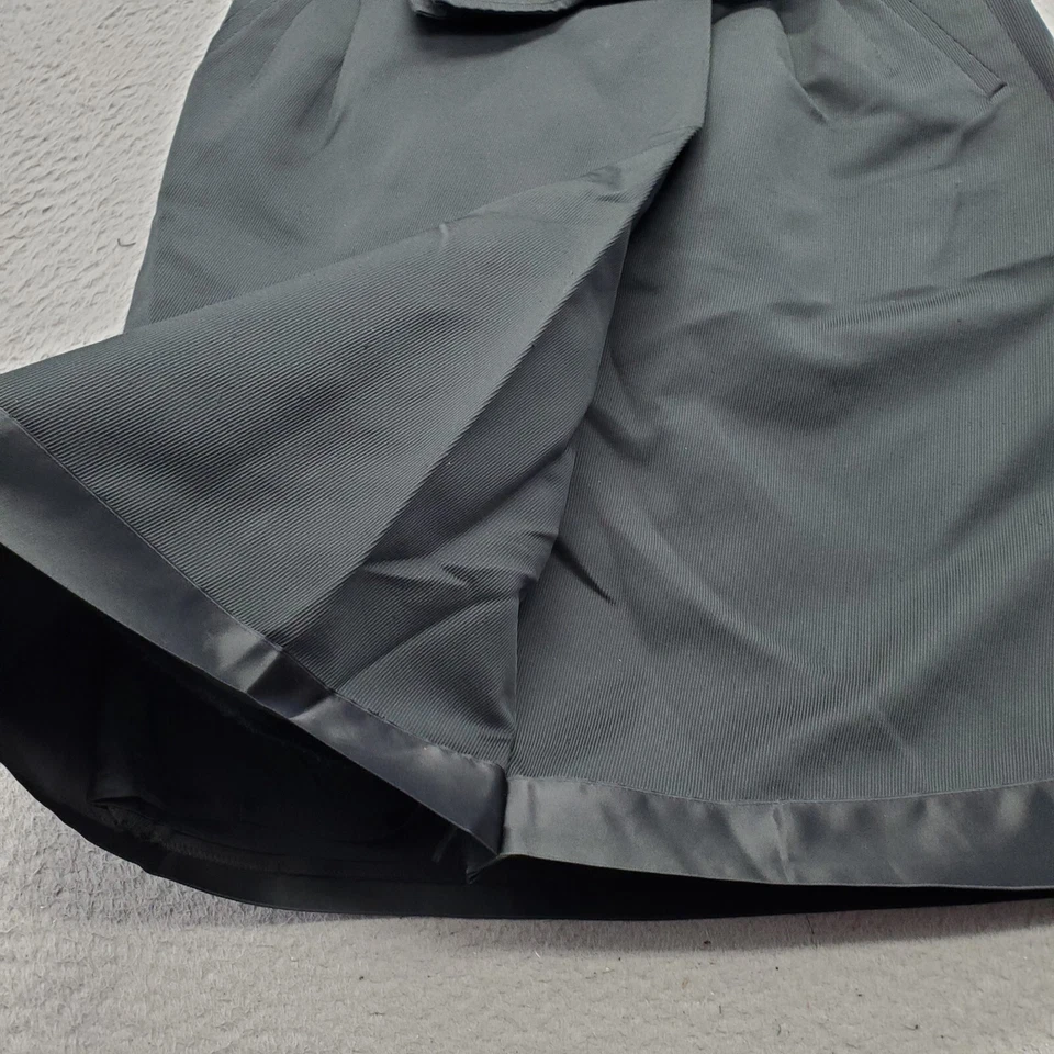 Minifalda LIda Baday Mujer Talla 10 Negra Algodón Bolsillos Forrada Plisada Lazo Cintura Foto 4 de 4