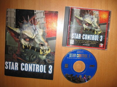 STAR CONTROL 3 + 54 Page Manual PCCD Space Strategy Game
