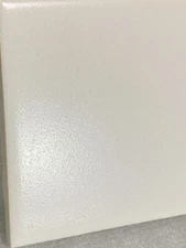 New Vintage Daltile Ceramic 4 1/4" X 4 1/4" Crystaltex  White D 1200