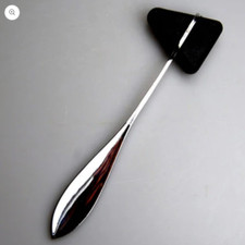 TAYLOR PERCUSSION REFLEX TENDON HAMMER QUALITY ITEM by Valuemed® BLACK SOFT HEAD