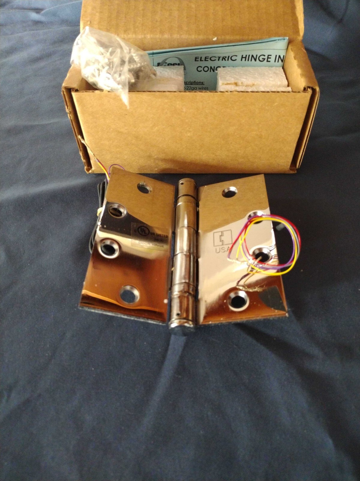 ACSI (Hager) BB12791104 41/2" x 4" Electric Hinge 4 Wire eBay