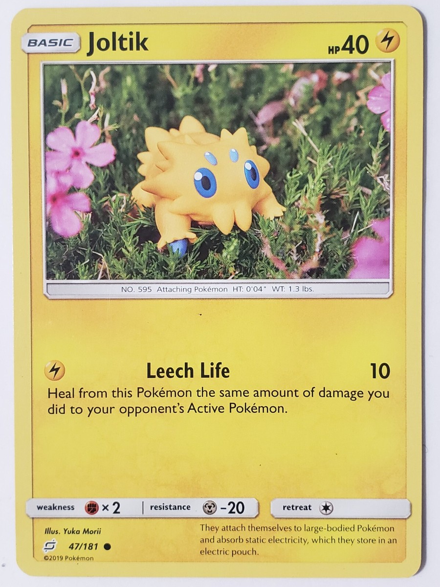 Joltik 47/181 LP - Yuka Morii Clay Art Team Up Pokemon Card $2