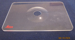LEICA CLEAR GLASS STAGE PLATE