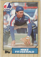 1987 TOPPS MIKE FITZGERALD #212