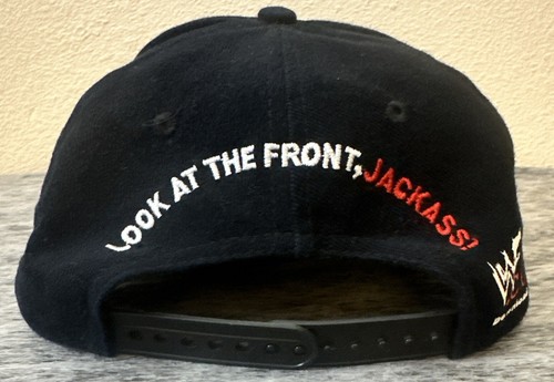 De colección 1998 WWF Stone Cold Steve Austin Flippin El Pájaro Lucha Sombrero SnapBack - Imagen 8 de 14