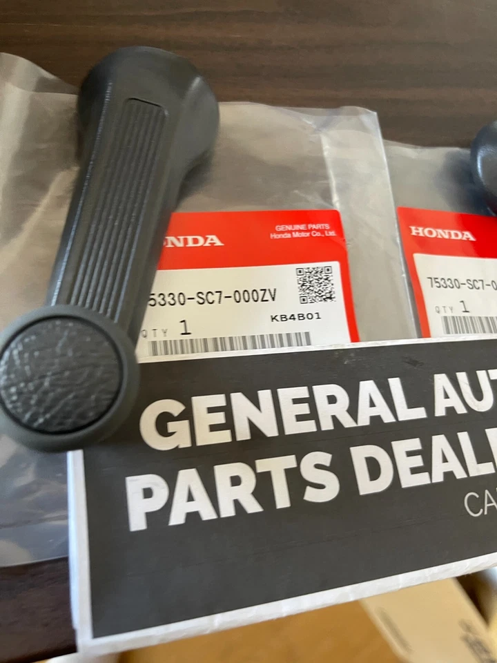 Genuine HONDA CIVIC EK# 96-00 Window Regulator Crank Handle Set 75330-SC7-000ZV Foto 4 de 4