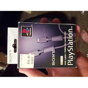 Link-Cable-PlayStation-For-PlayStation-1-PS1-Gray-SCPH-1040-Mint-8E