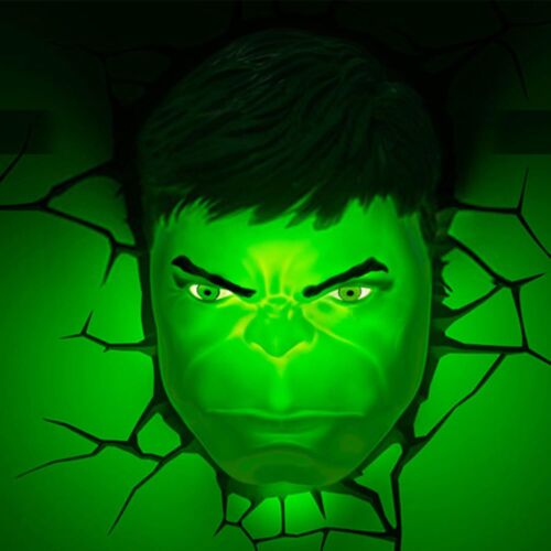 Marvel Avengers 3D Wandleuchte Spider-Man Hulk Iron Man Captain America Thor 3DFX - Bild 22 von 90