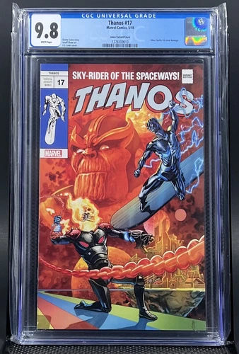 THANOS #17 J.G.JONES TRADE CGC 9.8 SILVER SURFER #4 HOMAGE VARIANT - FREE SHIP