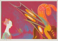 ANDY WARHOL Poster or Rolled Canvas Print "Uccello- St. George and the Dragon" B