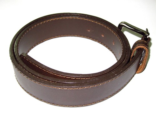 CINTURÓN DE MUJER Saddleback Cuero 1.5" TALLA PEQUEÑA MEDIANA Café Oscuro Marrón DCB - Imagen 2 de 9