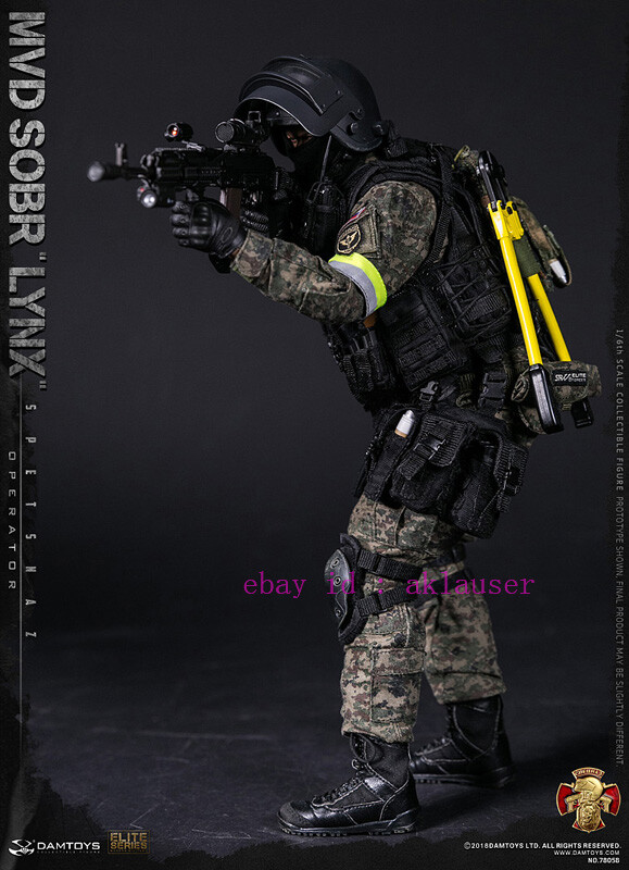 Damtoys 1/6 Dam78058 Russian Mvd-Sobr Lynx Spetsnaz Operator