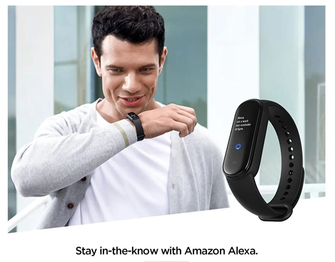 Amazfit Band 5 Activity Fitness Tracker para mujeres, Alexa