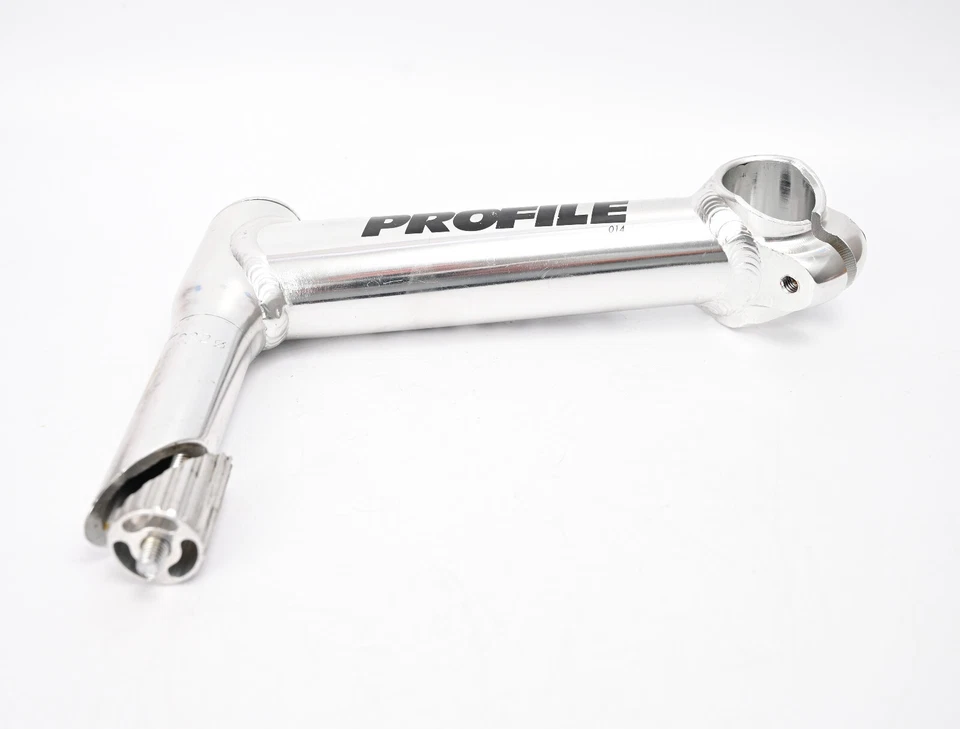 Profile Design Silver Road Bike Stem 150mm 25.4Bar Clamp 22.2 Quill Stem - Image 2 of 4