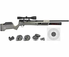 Umarex Gauntlet 2 SL25 .25 Cal PCP  Side Lever Air Rifle w/Pellets&Targets&Scope