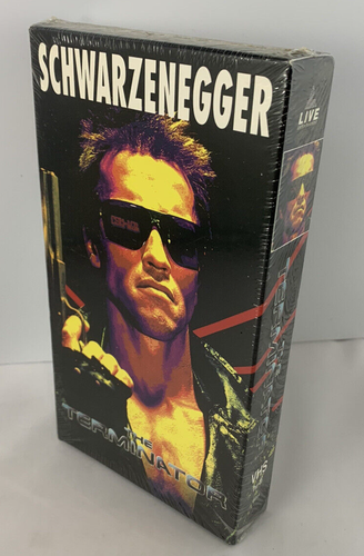 The Terminator New Sealed VHS Arnold Schwarzenegger 1995 Free Shipping - Picture 1 of 8