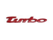 Red Turbo Boot Badge Emblem 3D Sticker will suit Supra NEW Aus Stock