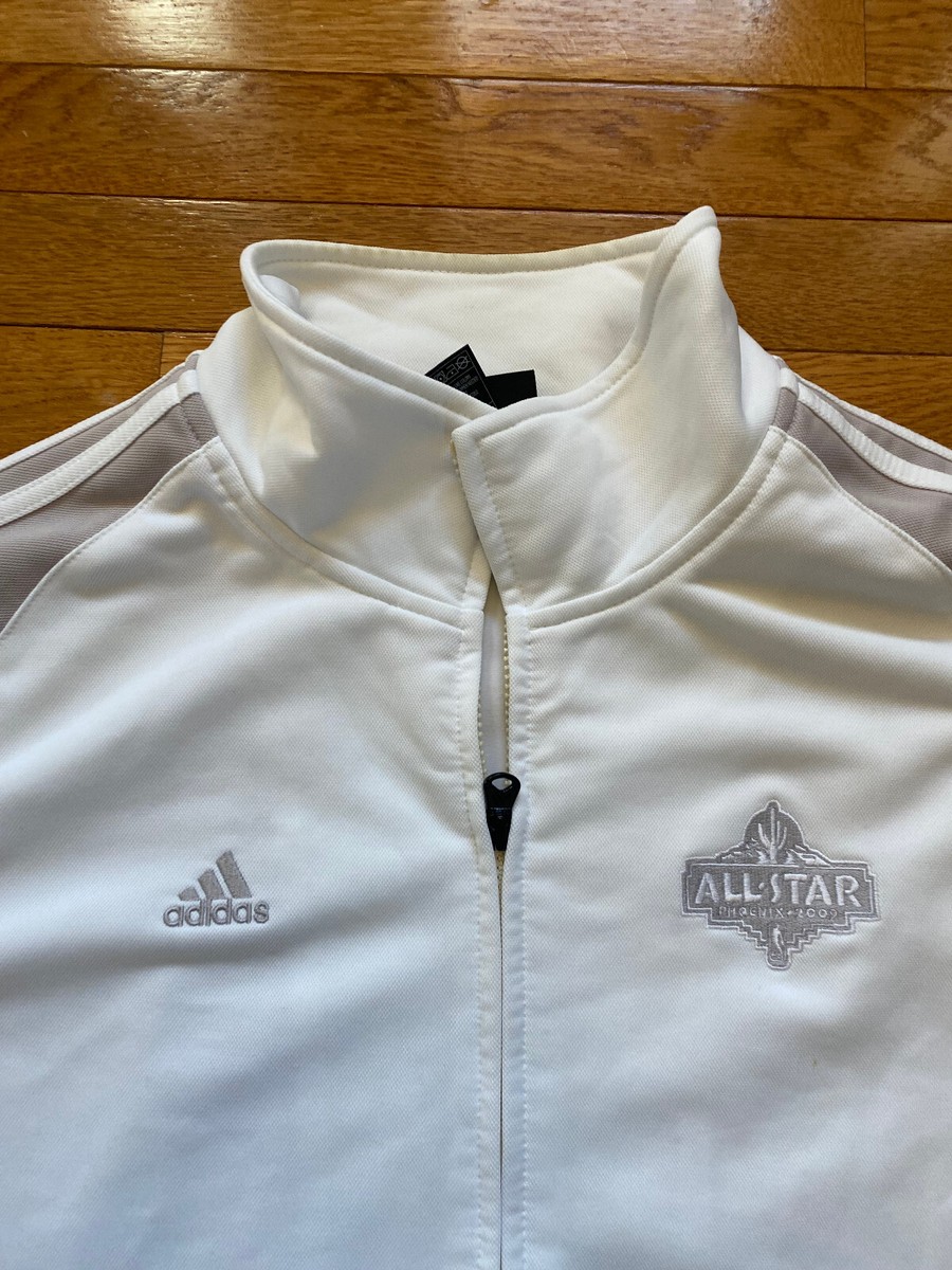 2009 NBA All Star Game Adidas Phoenix White Basketball Track 