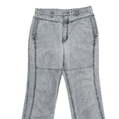 Vintage 80's Chardon Jeans size 33 x 32 - Gray Denim - RN 63993 - 第 3/8 張圖片