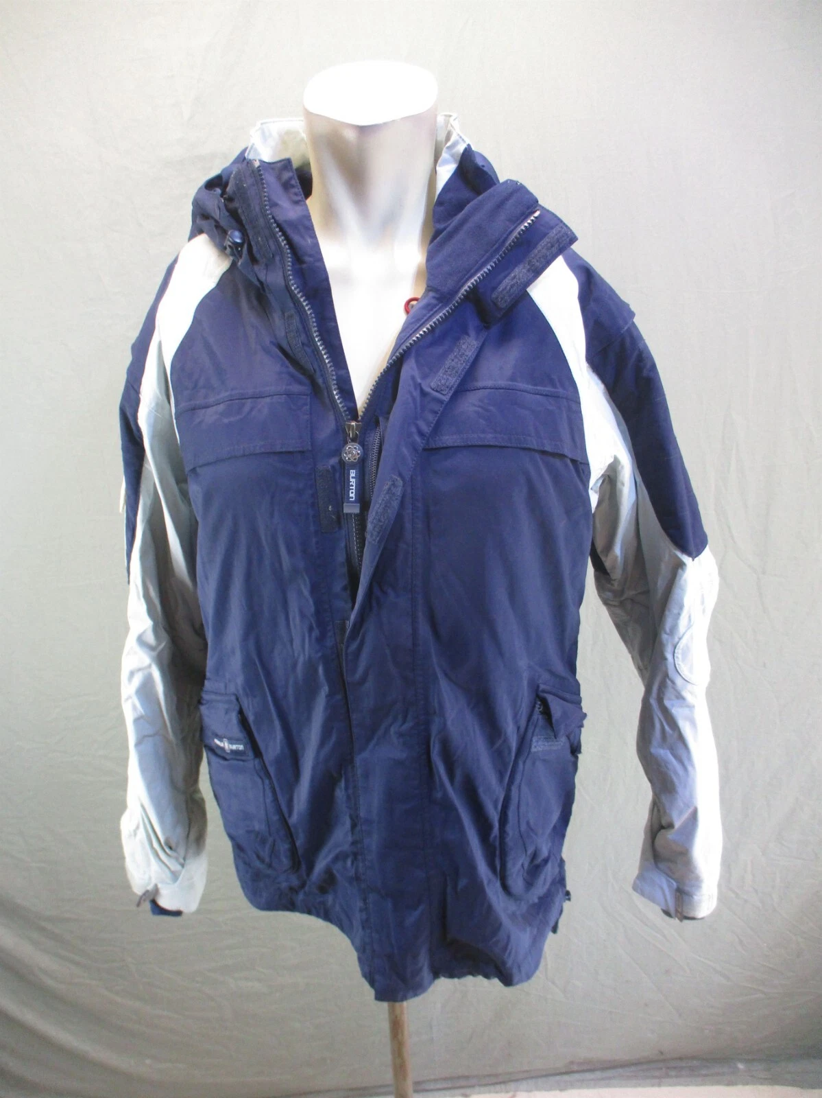 burton formula nylon full zip powder skirt snowboard jacket