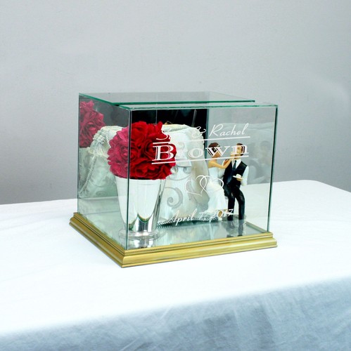 Personalized Wedding Card Box Rectangle - Card Holder - Free Engraving - Picture 12 of 14