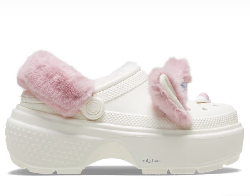 Crocs Stomp Stuffed Animal Clog Chalk White - 210690 Expeditedship