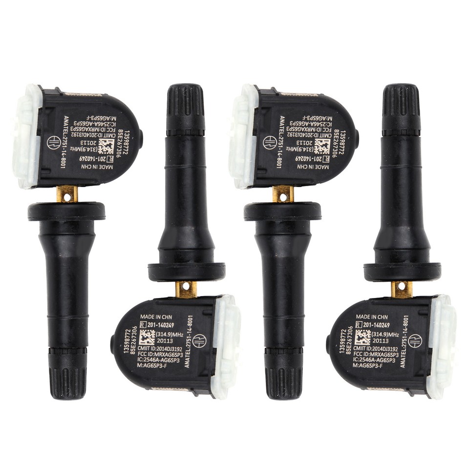 4PCS TPMS Tire Pressure Monitoring Sensor 13598772 For GMC Canyon 2015