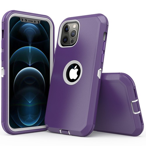 For iPhone 12 Pro Max 11 6 7 8 Plus iPhone XR Shockproof Armor Case Rugged Cover - Picture 9 of 22