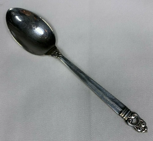 International Royal Danish Sterling Silver Demitasse Spoon 4 1/4" No Mono