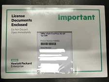 VMWare VSphere Essplus 1-Year Software 6 Processor - HP Part #: F6M48A