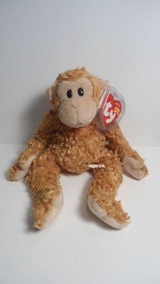 Ty Beanie Baby Fumbles the Monkey MWMT's