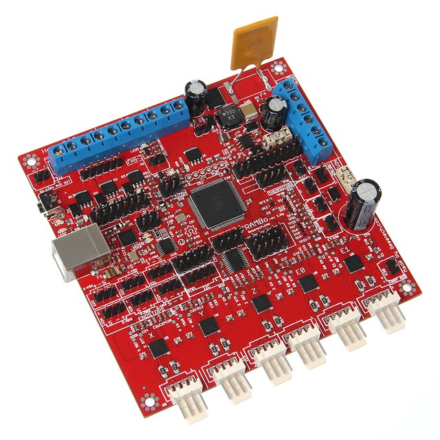 Rambo V1.2G 3D Printer Controller Board for Dual extruder MakerBot Delta Rostock