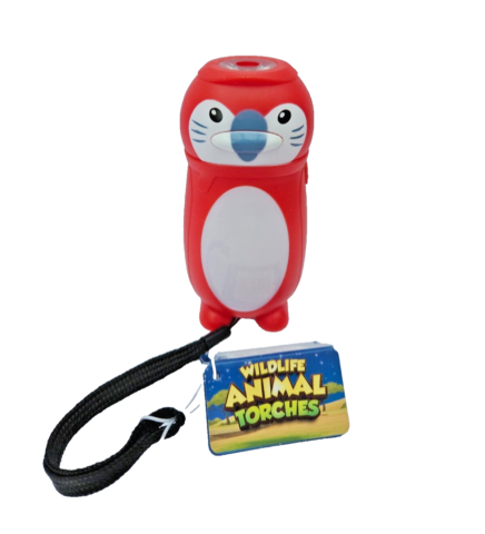 Childrens Kids Torch Animal Wildlife Design Camping 2 in 1 LED Torch/Nightlight - Picture 25 of 34