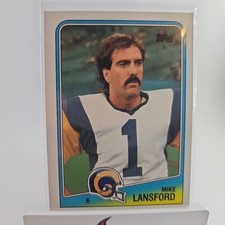 1988 Topps - #292 Mike Lansford Los Angeles Rams