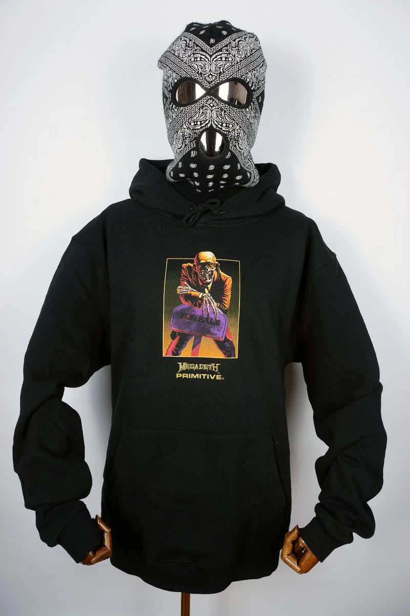 Primitive Skateboard Hooded Hoodie sweatshirt Megadeth Peace Sells black IN  M | eBay