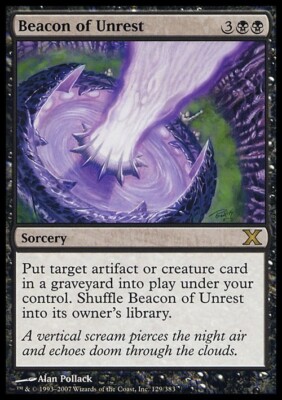 Beacon of Unrest ~ Tenth Edition [ EX ] [ Magic MTG ]
