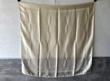 Vintage 1980s Francoise Guerin Paris Sheer Ivory Silk Houndstooth Scarf 34 x 34