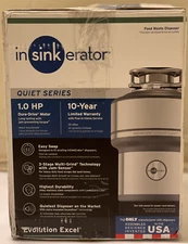 InSinkErator Evolution Excel  1 HP Food Waste Garbage Disposal 