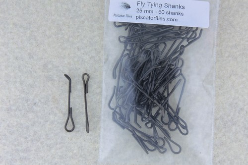 50 piece fly tying Intruder shanks for Articulated Fly patterns 25 30 40mm - Afbeelding 1 van 11