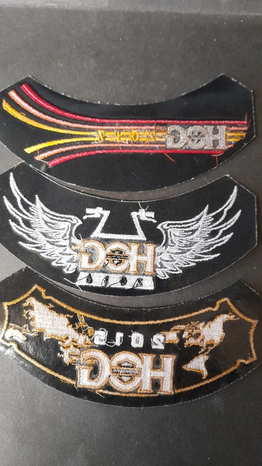 Harley Owners Group 3 Patch Set 2015 To 2017. - Image 4 of 4