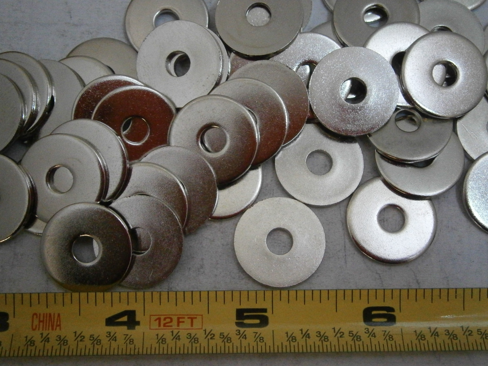 Seastrom 571029560N Flat Washers 10 .209 ID Stainless Steel Lot of