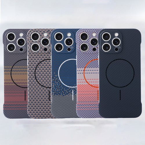 For iPhone 16 Pro Max 15 14 13 12 Frameless Slim Shockproof Mag Safe Rugged Case - Picture 2 of 13