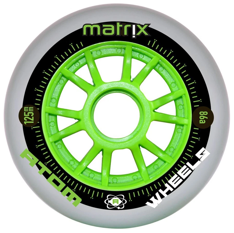 Paquete de patín en línea para exteriores Atom Pro Fitness 3x125 Foto 3 de 4